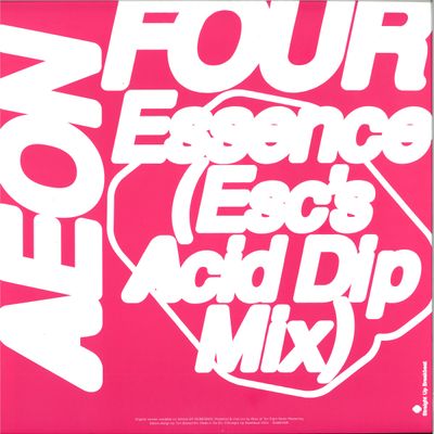 Dj Sofa, Aeon Four — Settle Down/Esc Remixes EP vinyl cover