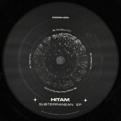 Hitam — Subterranean EP vinyl cover