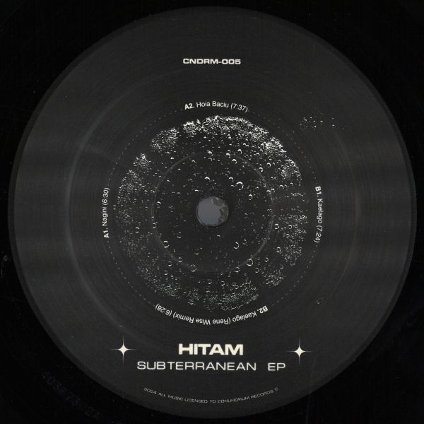 Hitam — Subterranean EP vinyl cover