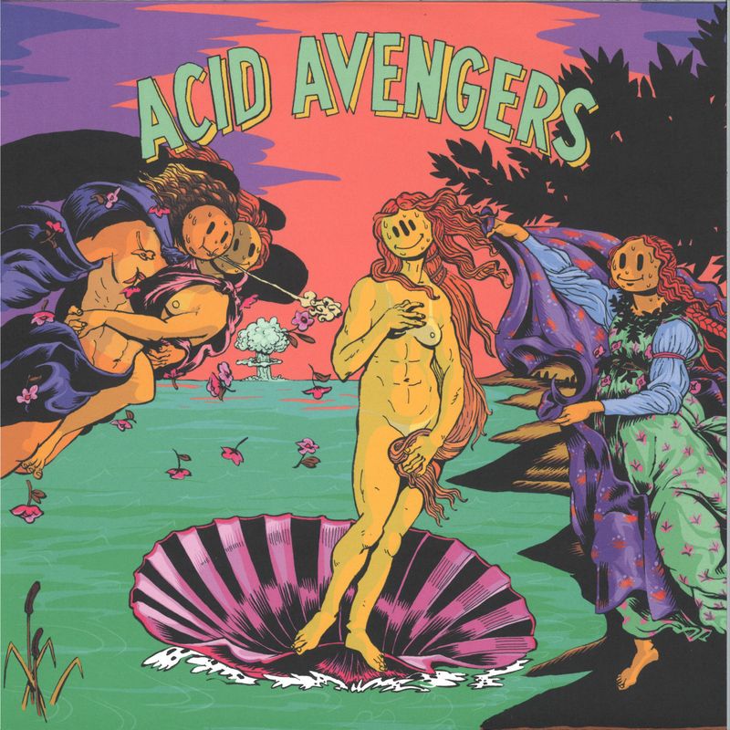 Luche/Laton Raver — Acid Avengers 031 vinyl cover