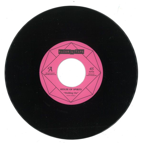 Tom Noble Presents:House of Spirits — Holding On / Love Trip 7" vinyl cover