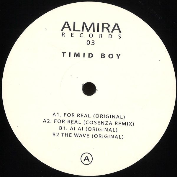 Timid Boy — For Real EP vinyl cover