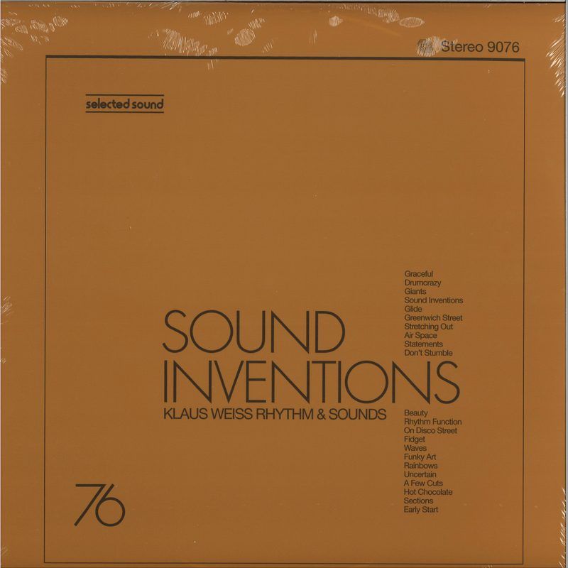 Klaus Weiss Rhythmand, Sounds — Sound Inventions vinyl cover