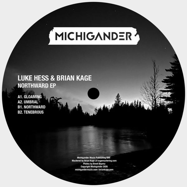 Luke Hess, Brian Kage — Northward EP vinyl cover