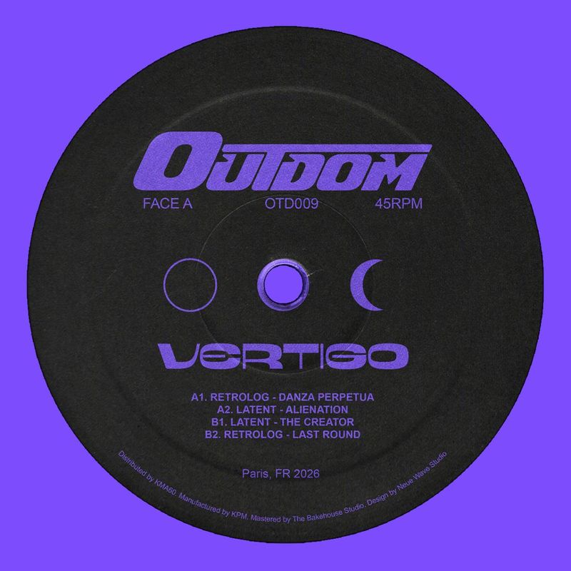 Latent, Retrolog — Vertigo vinyl cover