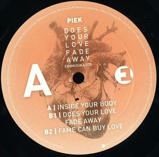 Piek — Does Your Love Fade Away vinyl cover