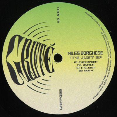 Milès Borghese — It's Just EP vinyl cover