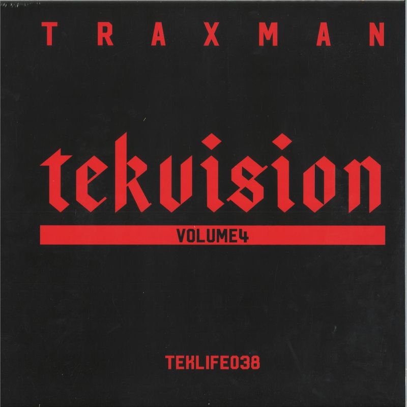 Traxman — TEKVISION Volume 4 vinyl cover