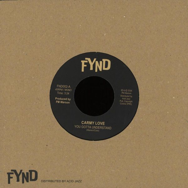 Carmy Love, PM Warson — You Gotta Understand / Thinking Of Leaving (7") vinyl cover