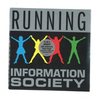 Information Society — Running vinyl cover
