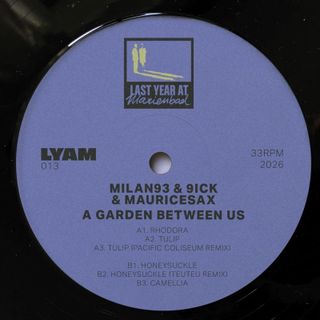 milan93, 9ICK, Mauricesax — A Garden Between Us vinyl cover