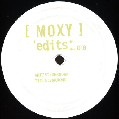 Unknown — Moxy Edits 010 vinyl cover