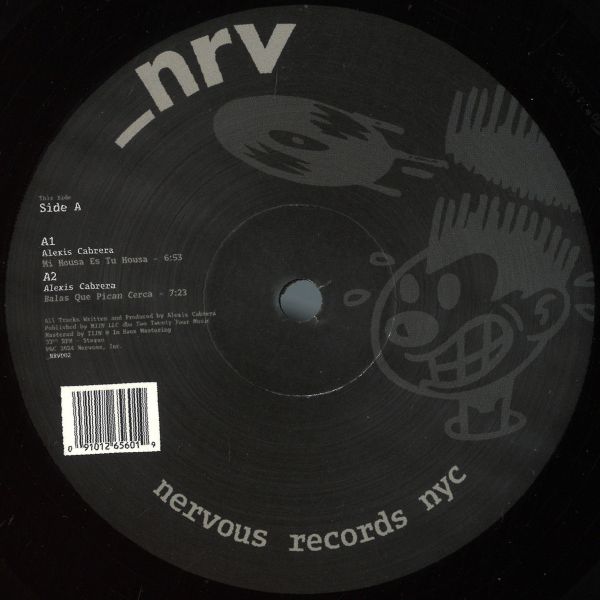 Alexis Cabrera — NRV002 vinyl cover