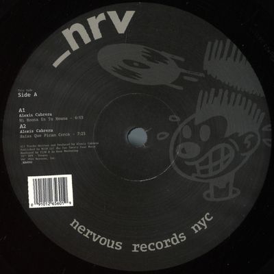Alexis Cabrera — NRV002 vinyl cover