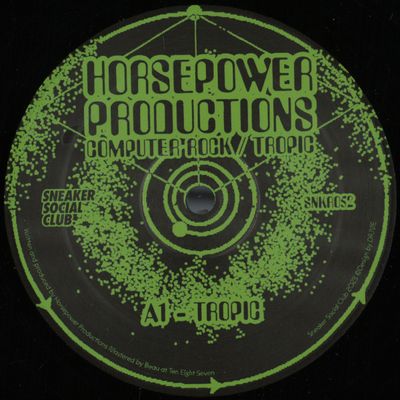 Horsepower Productions — Computer Rock / Tropic vinyl cover