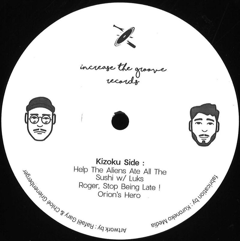 Oden&Fatzo, Kizoku — From Da Split #1 vinyl cover