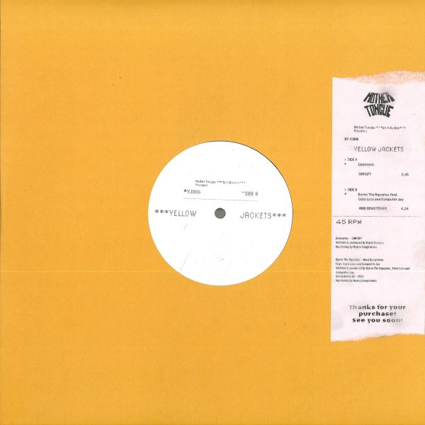Byron The Aquarius, Deenamic — Yellow Jackets Vol. 6 vinyl cover