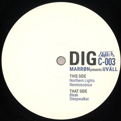 Uväll — MARRØN presents UVÄLL vinyl cover