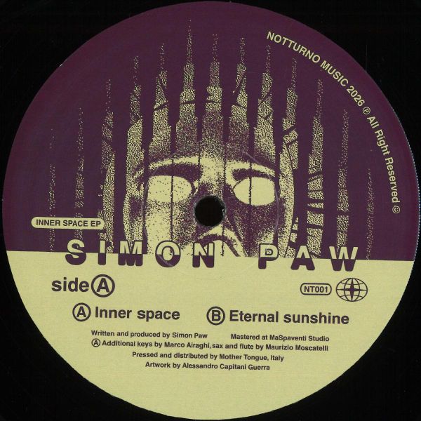 Simon Paw — Inner Space vinyl cover