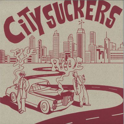 City Suckers — THE RIDE vinyl cover