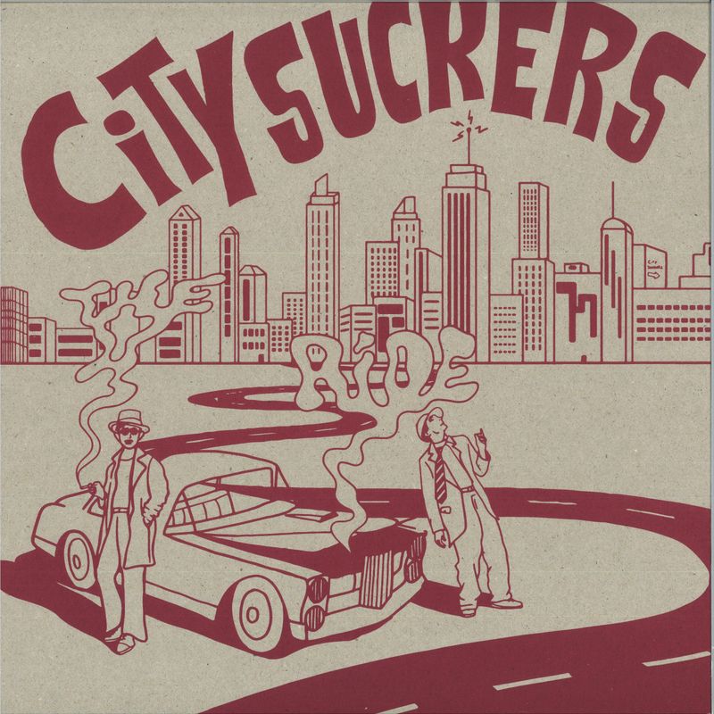 City Suckers — THE RIDE vinyl cover