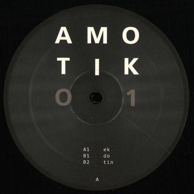 Amotik — Amotik 001 vinyl cover