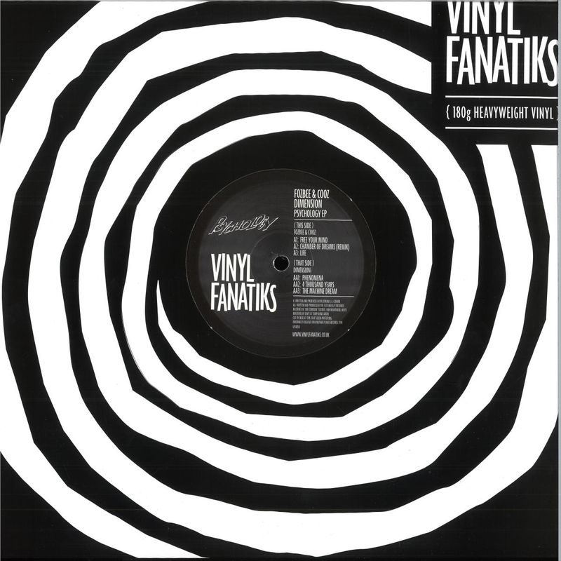 Fozbee, Cooze, Dimension — Psychology EP vinyl cover
