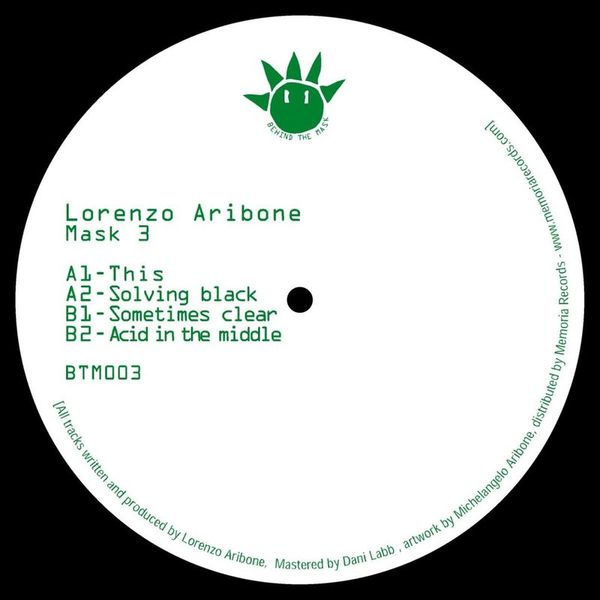 Lorenzo Aribone — Mask 3 vinyl cover