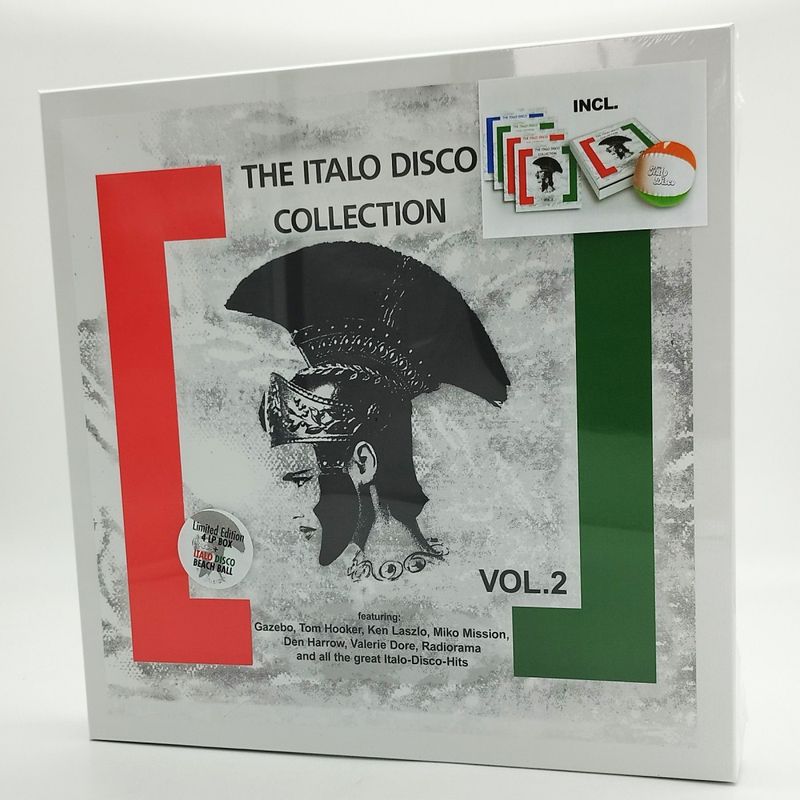 Various — The Italo Disco Collection Vol. 2 LP 4x12" vinyl cover