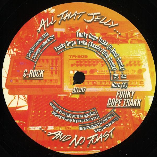 C-Rock — Funky Dope Trakk Remixes (Remastered) vinyl cover