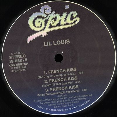 Lil Louis — French Kiss vinyl cover
