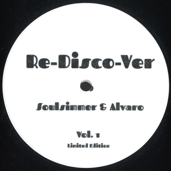 Soulsimmer, Alvaro — Re-Disco-Ver #1 vinyl cover