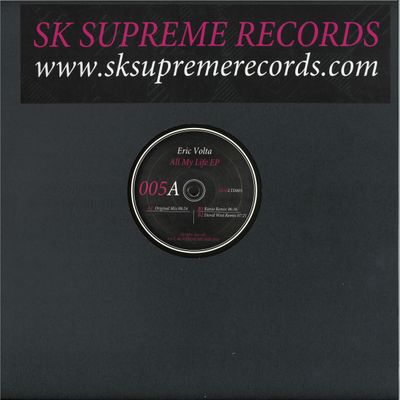 Eric Volta — All My Life Ep vinyl cover