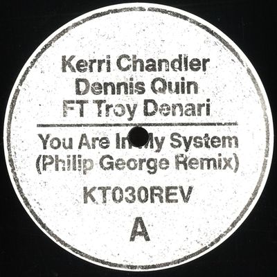 — You Are In My System (Philip George Remix) vinyl cover
