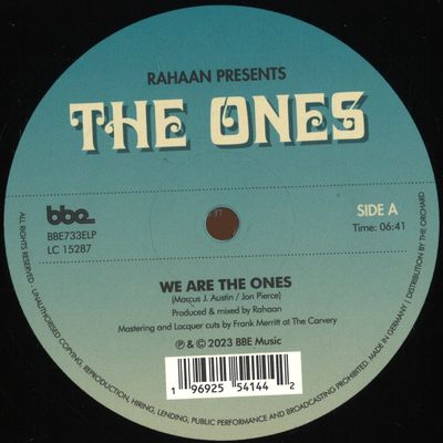 Rahaan — We Are The Ones / Fire / Forever vinyl cover