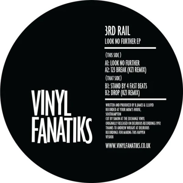 3Rd Rail — Look No Further EP vinyl cover