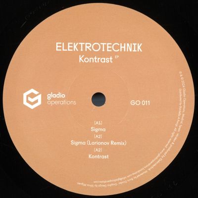Elektrotechnik — KONTRAST EP vinyl cover