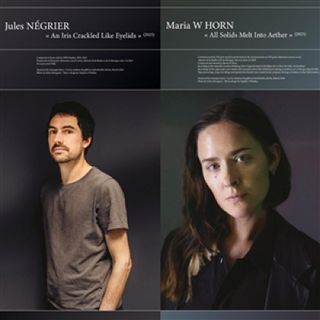 Jules Negrier, Maria W Horn — AN IRIS CRACKLED LIKE EYELIDS / ALL SOLIDS MELT INTO AETHER vinyl cover