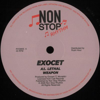 Exocet — LETHAL WEAPON vinyl cover