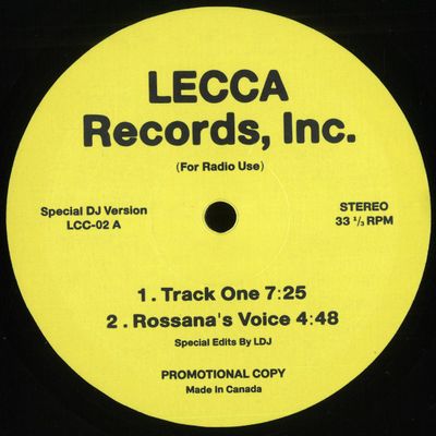 Unknown Artists — Lecca 02 vinyl cover