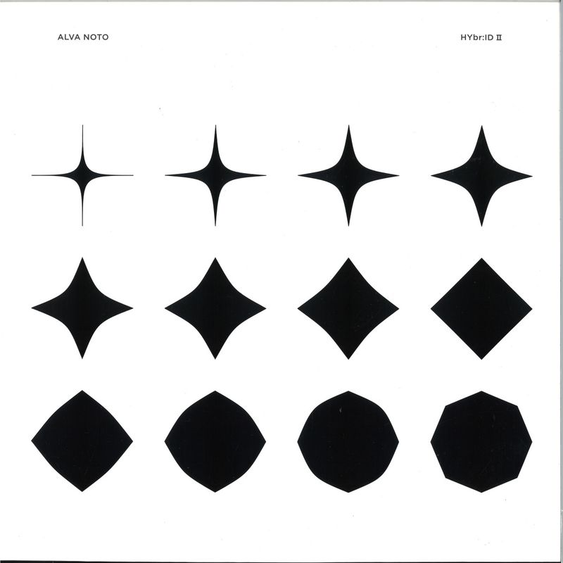 Alva Noto — HYbr:ID II LP 2x12" vinyl cover