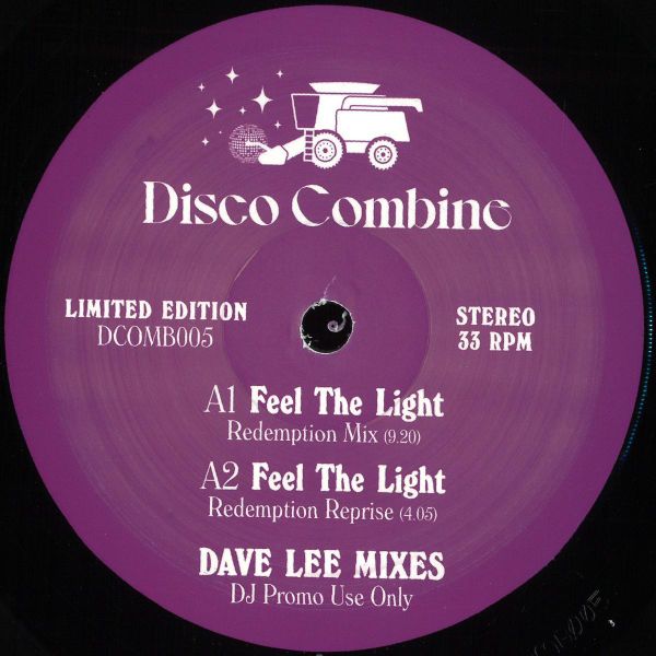 Disco Combine — Feel The Light / Further Tales Of Ladybug (Dave Lee Mixes) vinyl cover