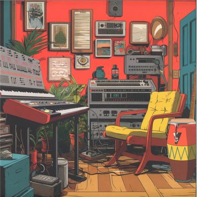 Michal Turtle — Same Songs, Different Room LP vinyl cover