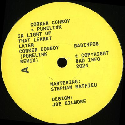 Corker Conboy — Corker Conboy x Purelink vinyl cover