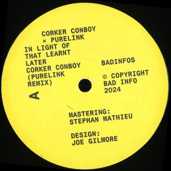 Corker Conboy — Corker Conboy x Purelink vinyl cover