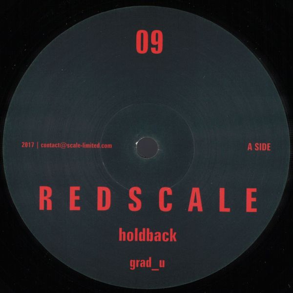 Grad_u — Redscale 09 vinyl cover