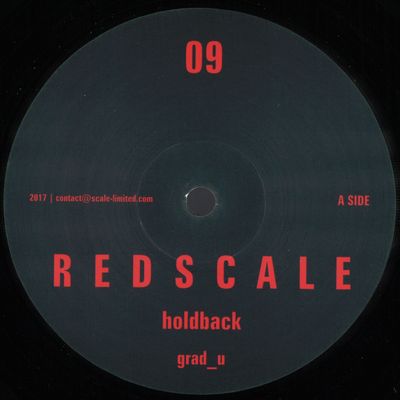 Grad_u — Redscale 09 vinyl cover