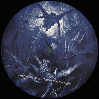 Deep Dimension — DEEPER INTO THE NIGHT vinyl cover