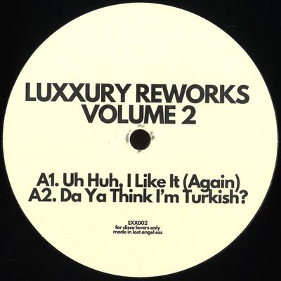 Luxxury — Reworks Volume 2 vinyl cover