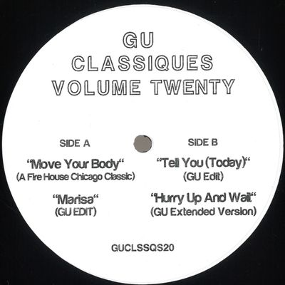 Glenn Underground — Classiques Vol. 20 vinyl cover